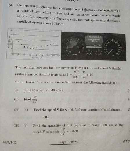 overspeeding increases fuel consumption